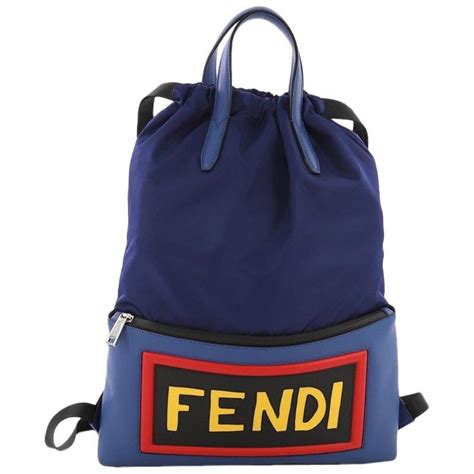 monster backpacks fendi|Fendi drawstring backpack.